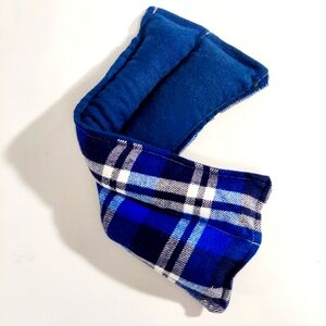 Plaid therapeutic heating-cooling eye bag, rice bag, heat pad, cold pack